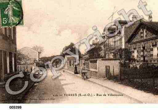 Ville de YERRES, carte postale ancienne