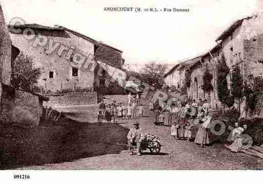 Ville de ABONCOURT, carte postale ancienne