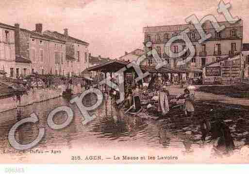 Ville de AGEN, carte postale ancienne