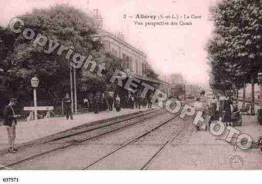 Ville de ALLEREYSURSAONE, carte postale ancienne