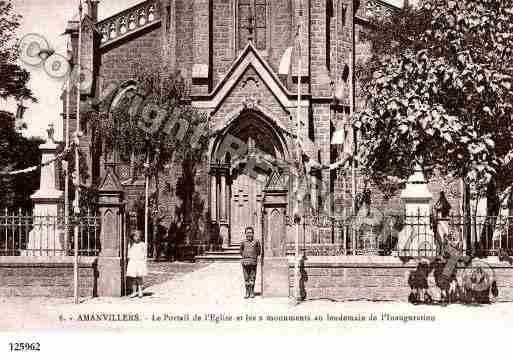 Ville de AMANVILLERS, carte postale ancienne