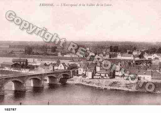 Ville de AMBOISE, carte postale ancienne