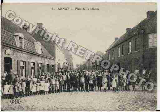 Ville de ANNAY, carte postale ancienne