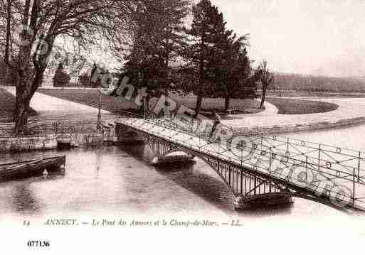 Ville de ANNECY, carte postale ancienne