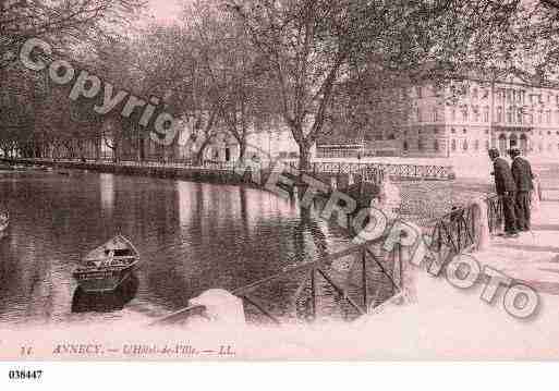 Ville de ANNECY, carte postale ancienne