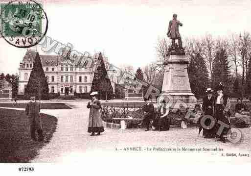 Ville de ANNECY, carte postale ancienne
