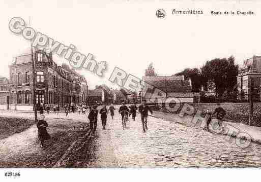 Ville de ARMENTIERES, carte postale ancienne