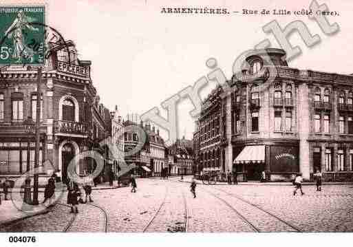 Ville de ARMENTIERES, carte postale ancienne