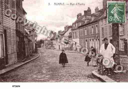 Ville de AUMALE, carte postale ancienne