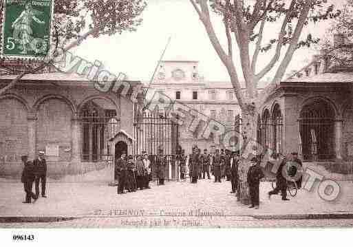 Ville de AVIGNON, carte postale ancienne