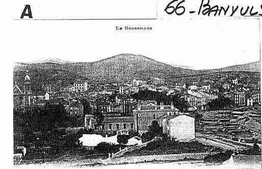 Ville de BANYULS, carte postale ancienne