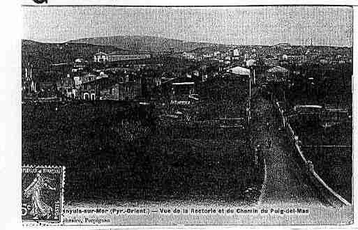 Ville de BANYULS, carte postale ancienne