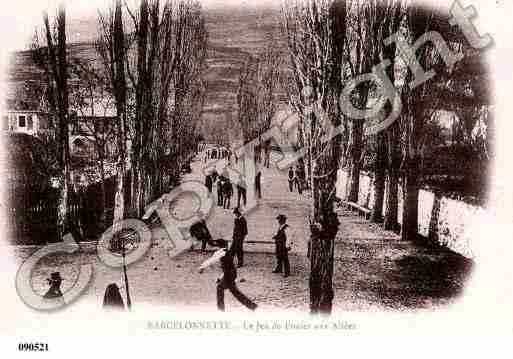 Ville de BARCELONNETTE, carte postale ancienne