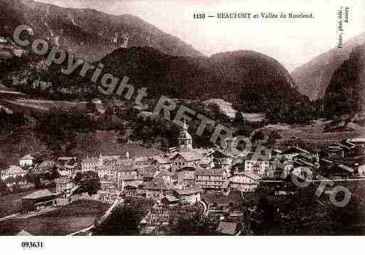 Ville de BEAUFORTSURDORON, carte postale ancienne