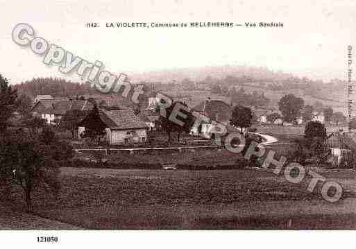 Ville de BELLEHERBE, carte postale ancienne