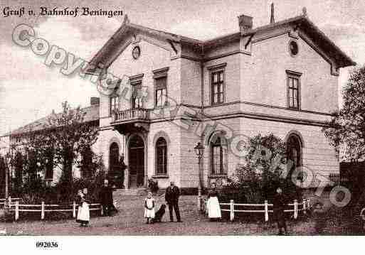 Ville de BENINGLESSAINTAVOLD, carte postale ancienne