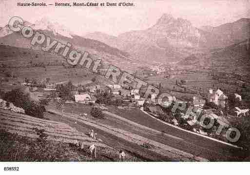 Ville de BERNEX, carte postale ancienne