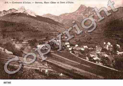 Ville de BERNEX, carte postale ancienne