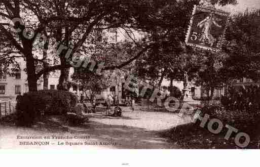 Ville de BESANCON, carte postale ancienne