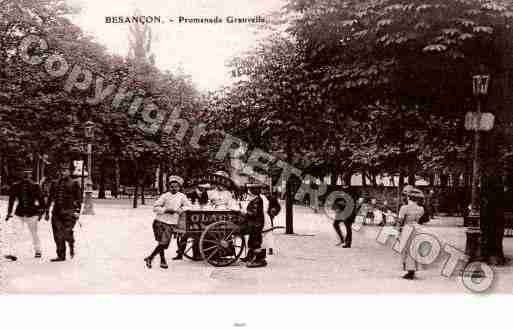 Ville de BESANCON, carte postale ancienne