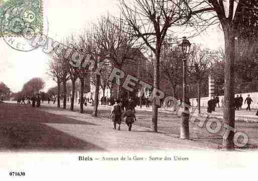 Ville de BLOIS, carte postale ancienne