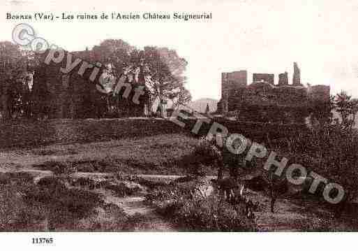 Ville de BORMESLESMIMOSAS, carte postale ancienne