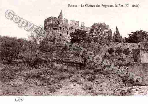 Ville de BORMESLESMIMOSAS, carte postale ancienne