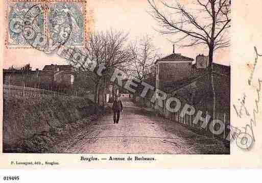 Ville de BOUGLON, carte postale ancienne