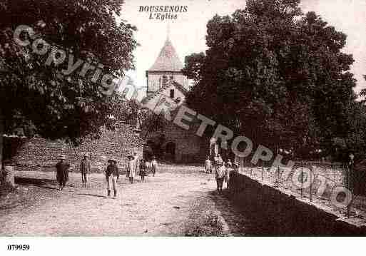 Ville de BOUSSENOIS, carte postale ancienne