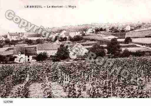 Ville de BREUIL(LE), carte postale ancienne