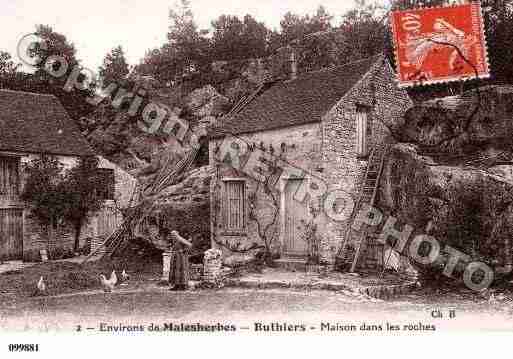 Ville de BUTHIERS, carte postale ancienne