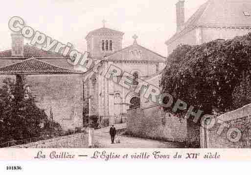 Ville de CAILLERESAINTHILAIRE(LA), carte postale ancienne