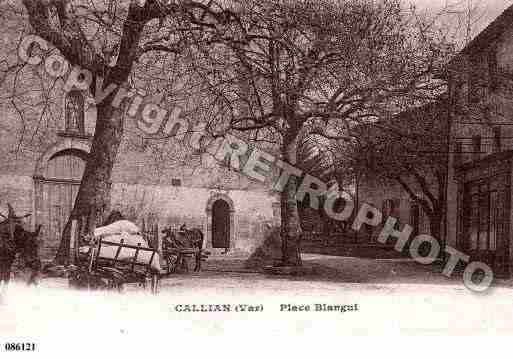 Ville de CALLIAN, carte postale ancienne