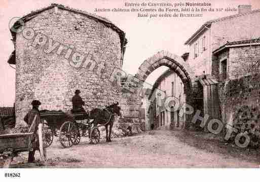 Ville de CERVIERES, carte postale ancienne