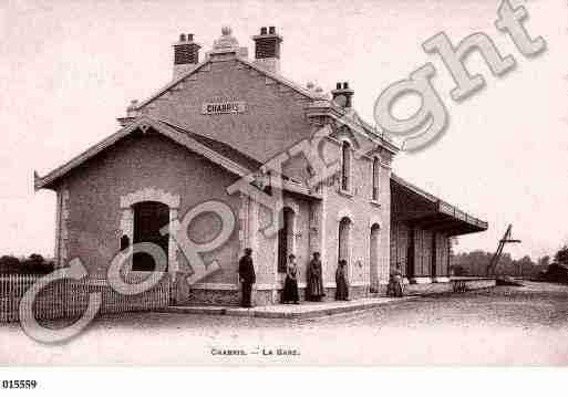 Ville de CHABRIS, carte postale ancienne