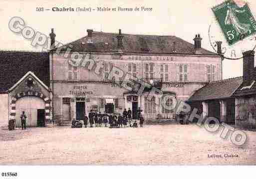 Ville de CHABRIS, carte postale ancienne