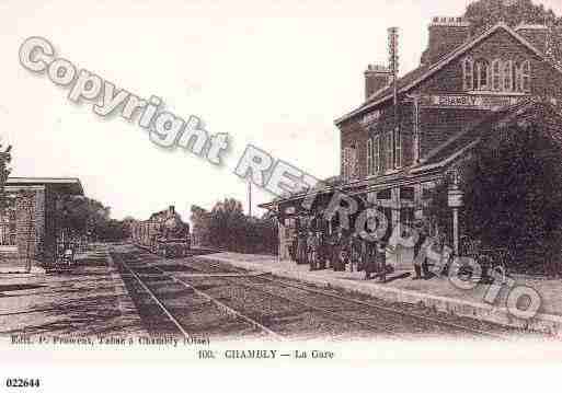 Ville de CHAMBLY, carte postale ancienne