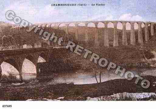 Ville de CHAMBORIGAUD, carte postale ancienne