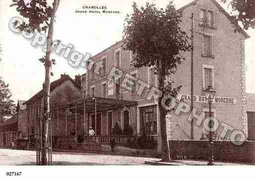 Ville de CHAROLLES, carte postale ancienne