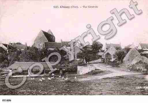 Ville de CHASSY, carte postale ancienne