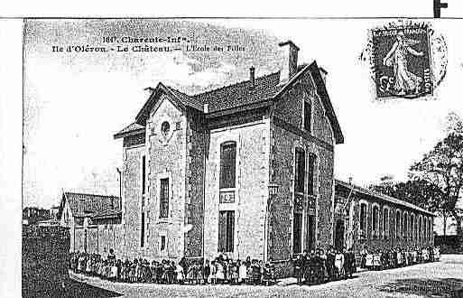 Ville de CHATEAUD'OLERON(LE), carte postale ancienne