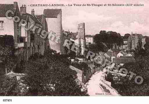 Ville de CHATEAULANDON, carte postale ancienne