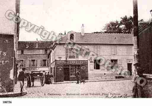 Ville de CHATENAYMALABRY, carte postale ancienne