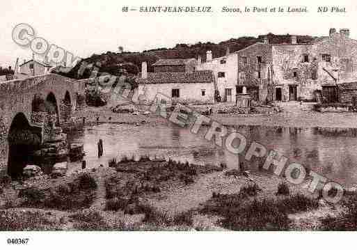 Ville de CIBOURE, carte postale ancienne