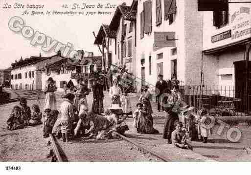 Ville de CIBOURE, carte postale ancienne