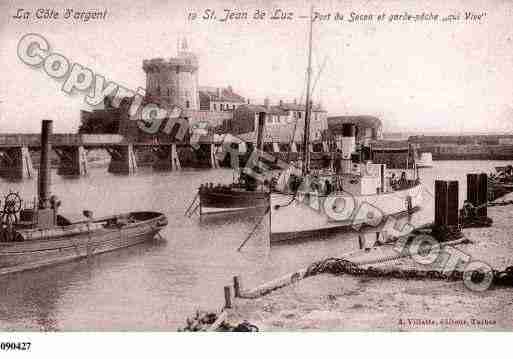 Ville de CIBOURE, carte postale ancienne