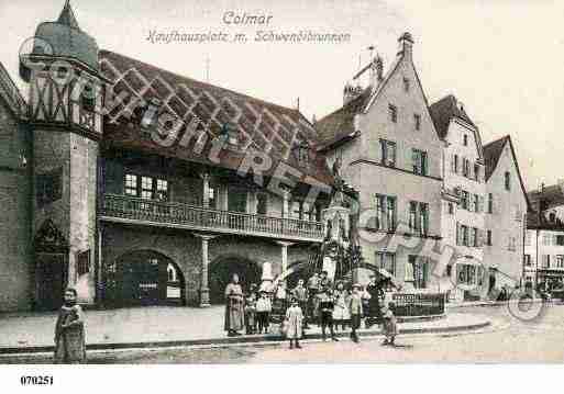 Ville de COLMAR, carte postale ancienne