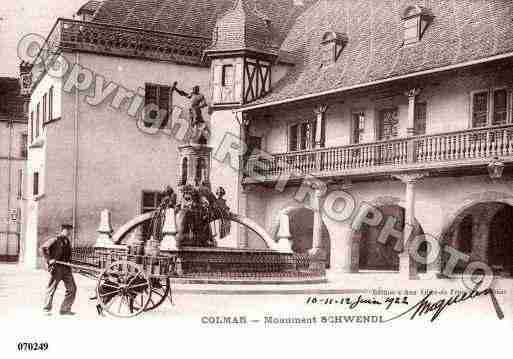 Ville de COLMAR, carte postale ancienne