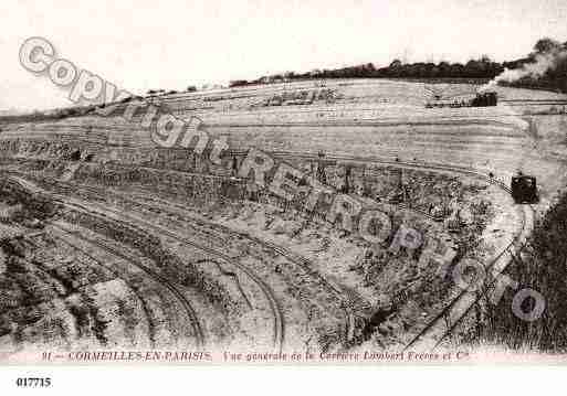 Ville de CORMEILLESENPARISIS, carte postale ancienne