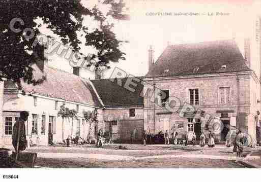 Ville de COURSURLOIRE, carte postale ancienne